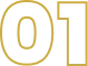 Black and gold number 01 design.